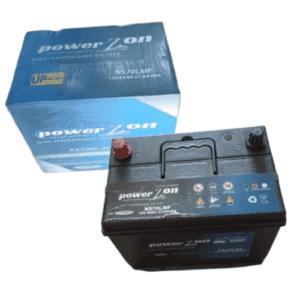 PowerZon NS70L 65Ah MF Car Battery