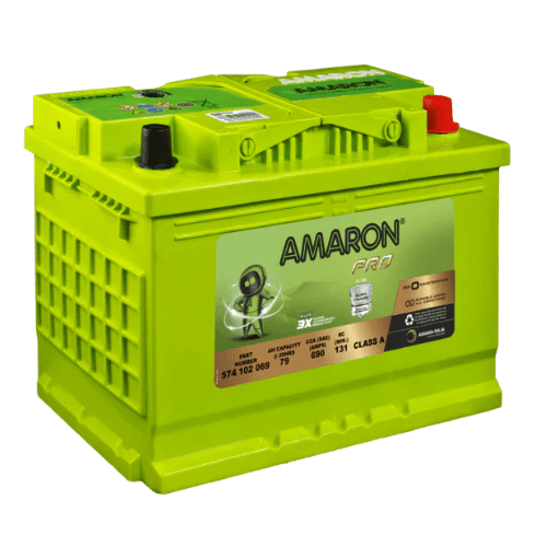 Amaron Pro DIN74 74Ah maintenance free car battery