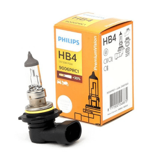Philips HB4 12V 55W Premium Vision halogen headlight bulb