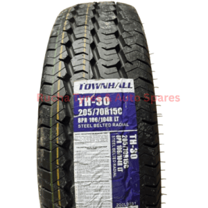 Townhall TH-30 205/70R15C 8PR 106/104R LT commercial van tyre at Rucha Tyres & Auto Spares Kenya