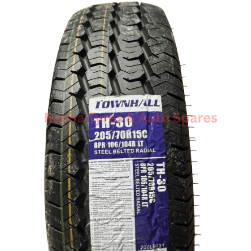 Townhall TH-30 205/70R15C 8PR 106/104R LT commercial van tyre at Rucha Tyres & Auto Spares Kenya